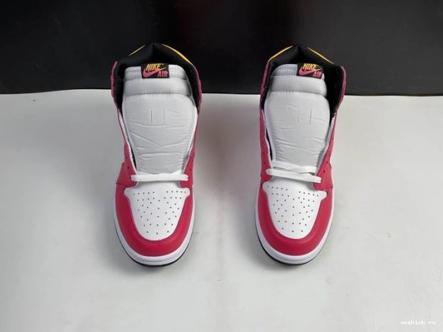 Chep Onekick Air Jordan High Red OGLight Fusion 555088-603 1 0709